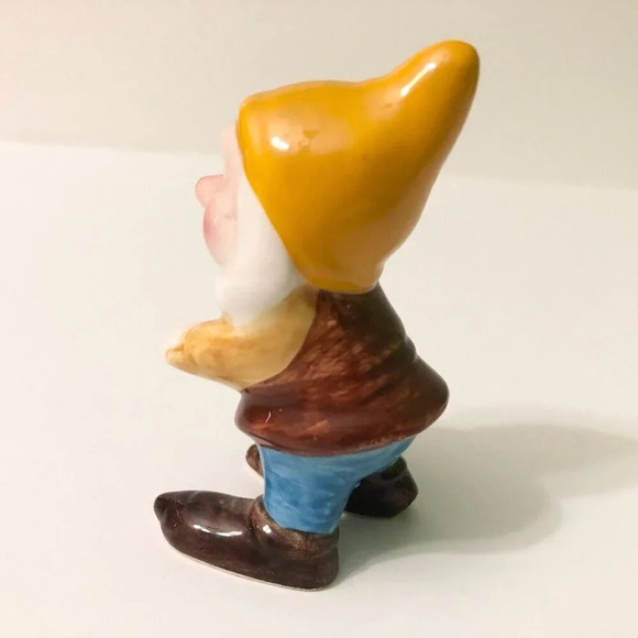 Vintage Disney Snow White Happy Dwarf with Axe Figurine 3 Inch Tall - Picture 10 of 16
